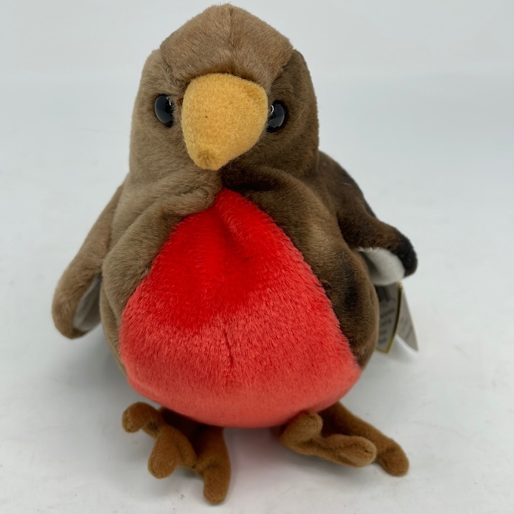 Vintage 1997 Early the Robin Ty Beanie Baby Date of Birth March 20, 1997